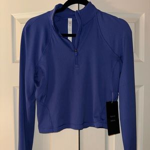 Rulu Run Cropped Half Zip